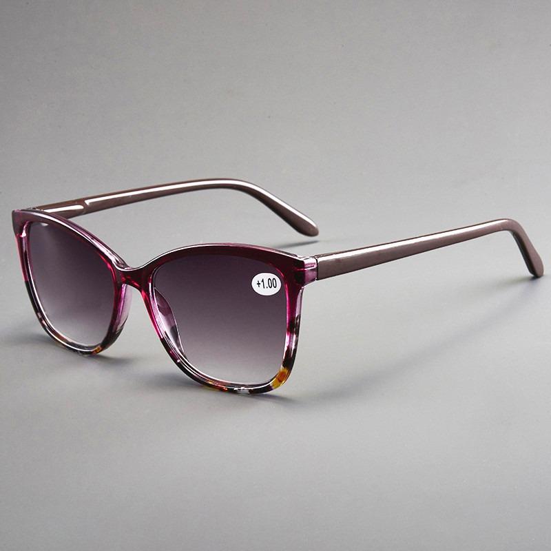 

Sun Reading Glasses Women Brown Lens Floral Sunglasses Presbyopia Spectacles Eyeglasses Eyewear With Diopter +1.0 +1.5 to +4.0 +100 красный