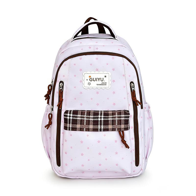Zaino1011 nuovo zaino di alto valore per studentesse versione coreana per studenti delle scuole medie zaino stampato piccolo fresco riduzione del peso