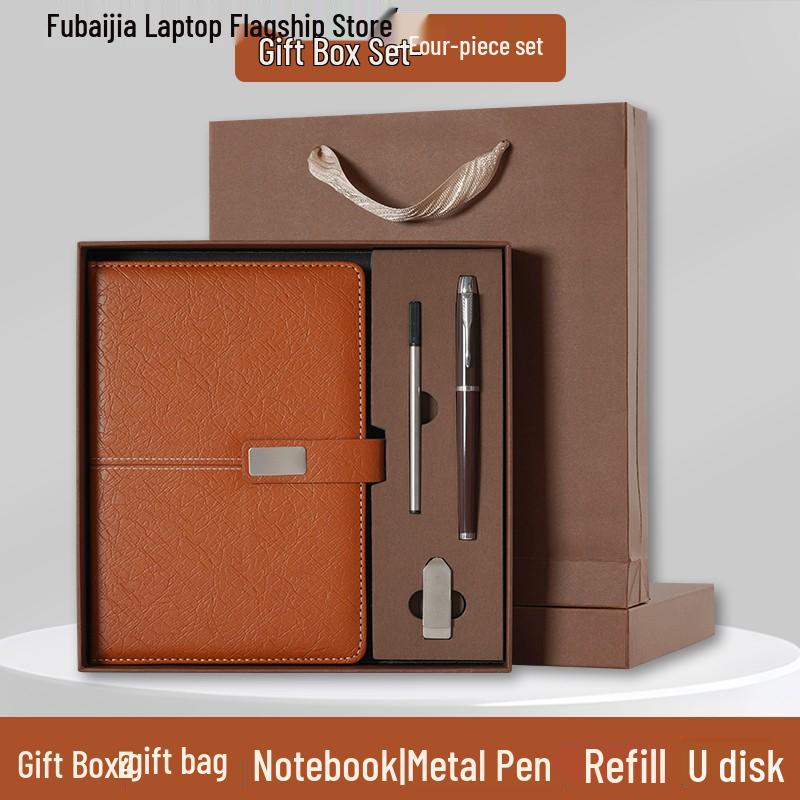 Luxury Oil Paper Texture Notebook Set: Custom Diary, Memo Pad & Gift Box with Optional Logo Printing. Perfect for Corporate Souvenirs.