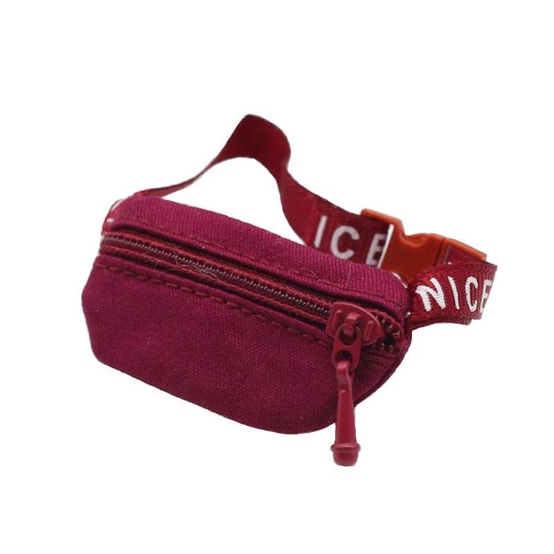 Trendy Mini Doll Shoulder Bag 15-17cm: Kawaii Crossbody Waist Pouch for 1/6-1/12 BJD & Fashion Plush Dolls (Fits V1 V2), Cute Be