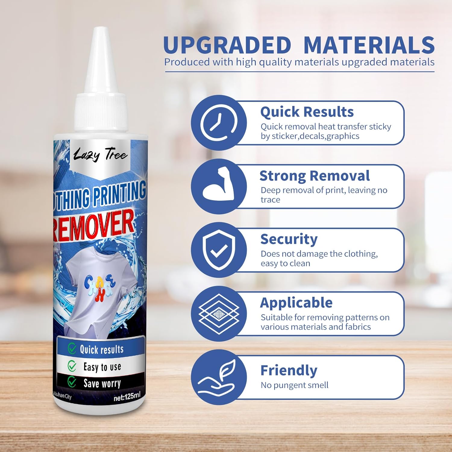 Heat Transfer Vinyl Remover for Fabrics [2024 Updated] Rapid Remover, Vinyl Letter Remover, Powerful Residue Remover, Quick Results, No Irritating