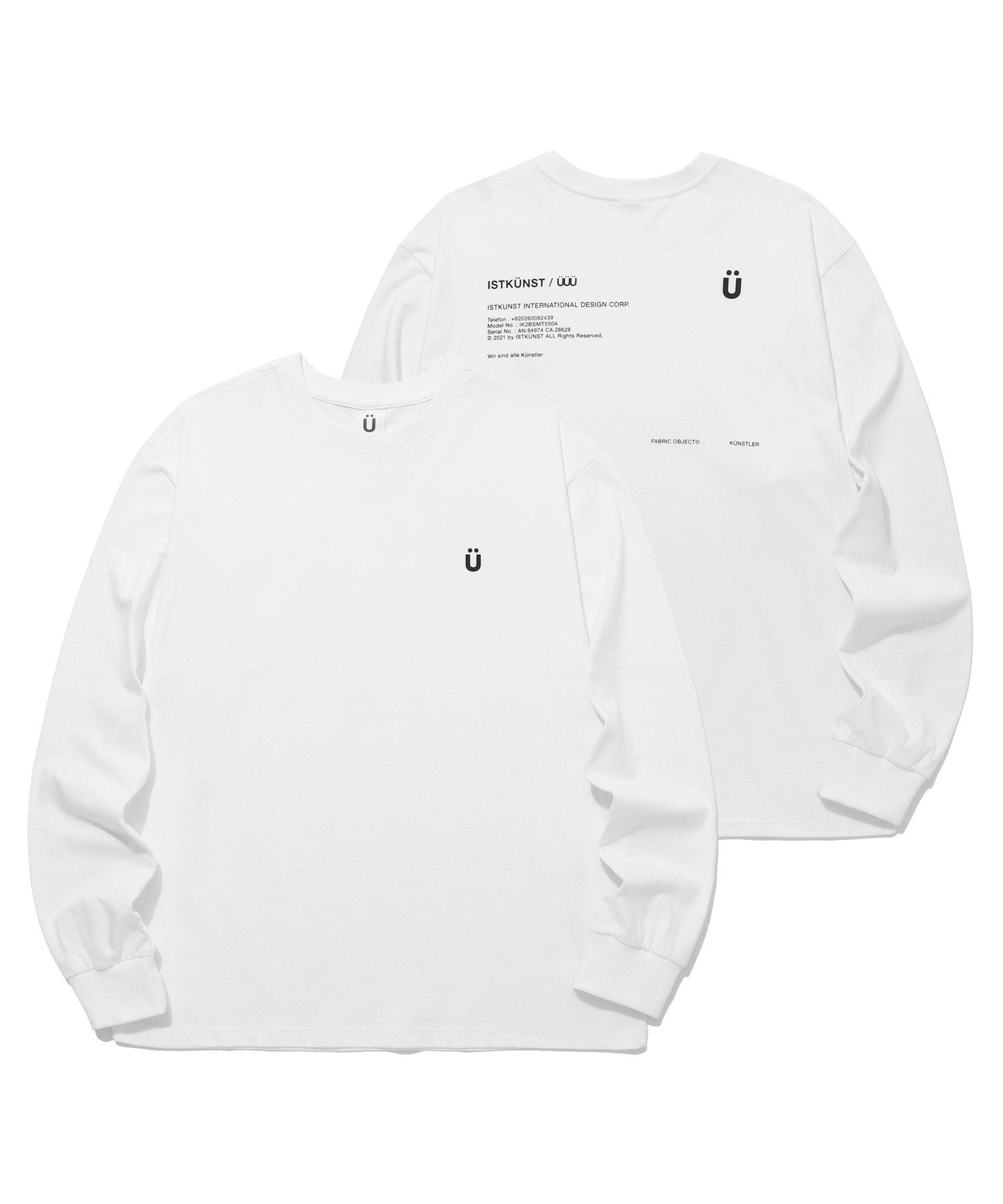 East Coast U Logo L/S Tee_White(Ik2Bsmt550A) White/M