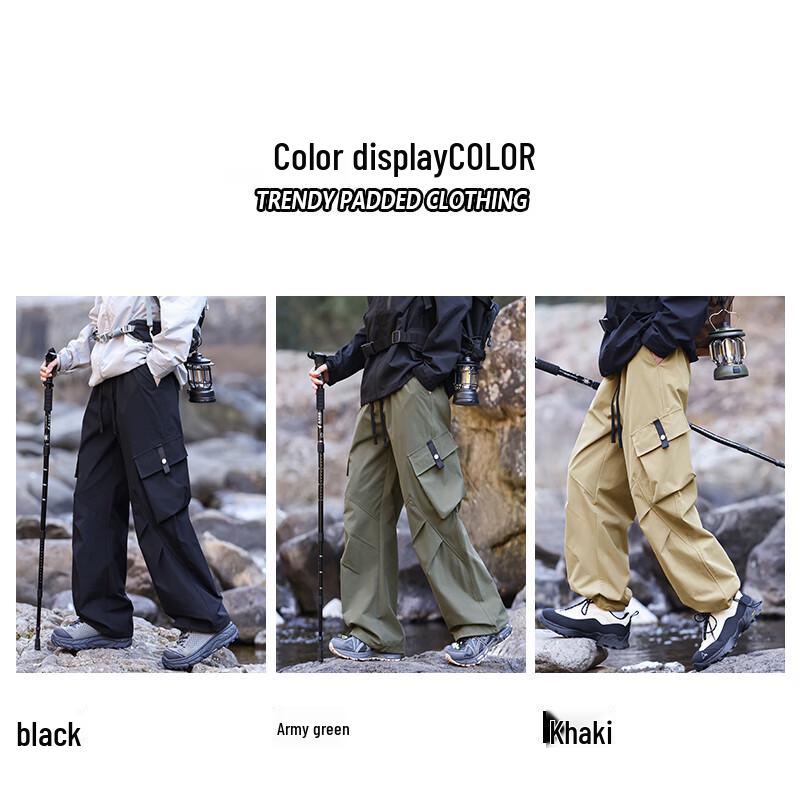 Eastern Camel Men's Fleece-Lined Outdoor Cargo Pants