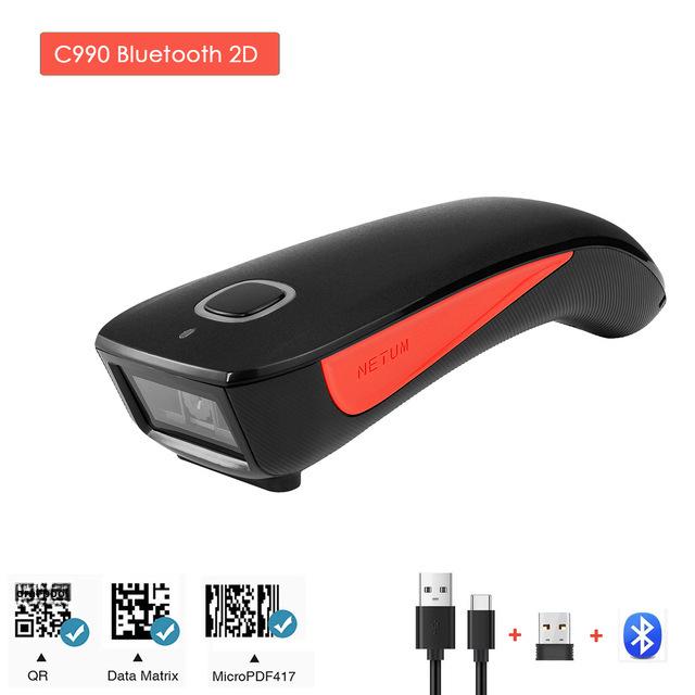 NETUM C750 Portable Bluetooth 2D QR Barcode Scanner
