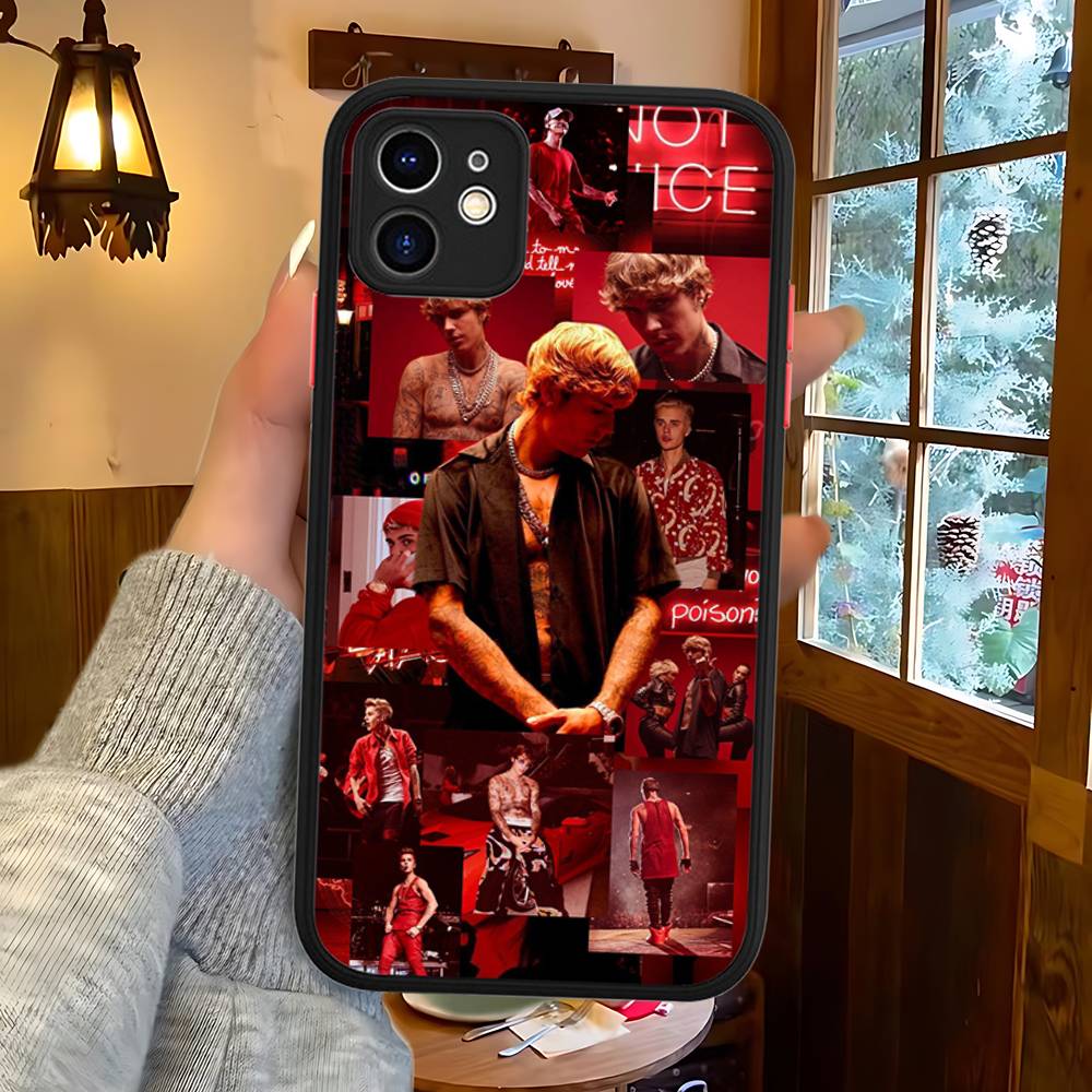 Singer Justin B-Bieber Phone Case For IPhone 13 12 X XS MAX Pro Max 16 15 11 14 Pro Max Shockproof Matte Cover