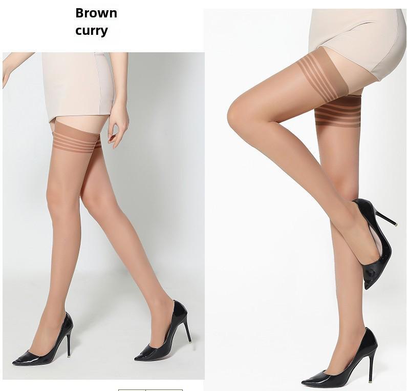 Women's Ultra-Thin Breathable Core-Spun Silk Knee-High Stockings