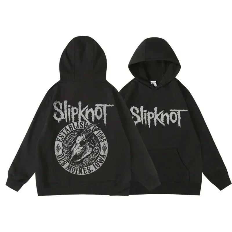 

Slipknot Готуються до туру Hell Чоловічий Рок Худі Оверсайз Y2k Светри Графіка Метал-гурту З Довгим Рукавом Чоловічі Пуловери Вуличний Одяг XXL