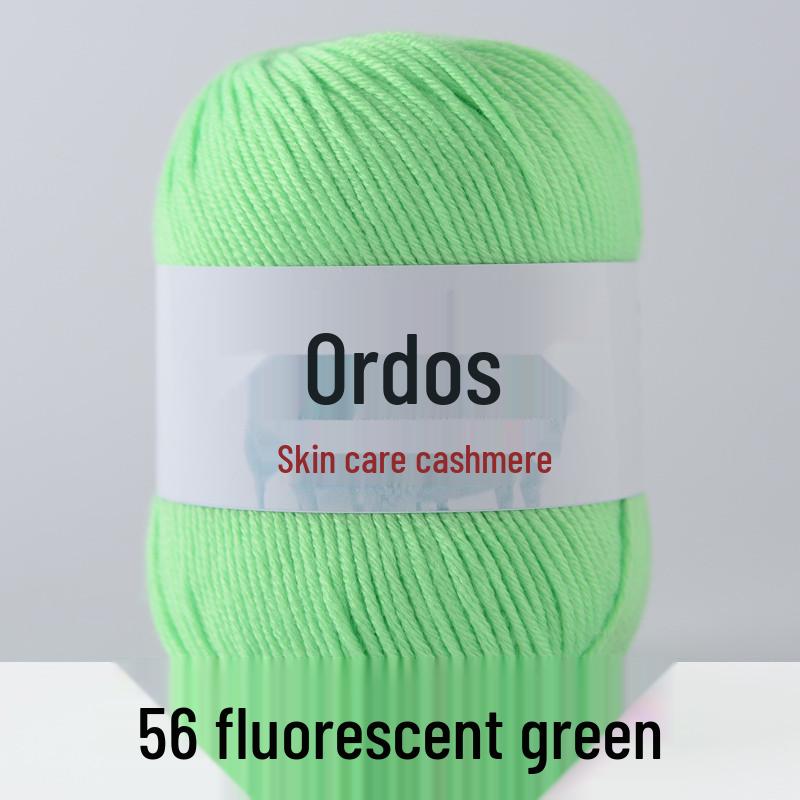 Genuine Baby Cashmere Yarn: Hand-Knitted Scarf for Infants & Toddlers, Medium Thick Milk Cotton for Crochet.