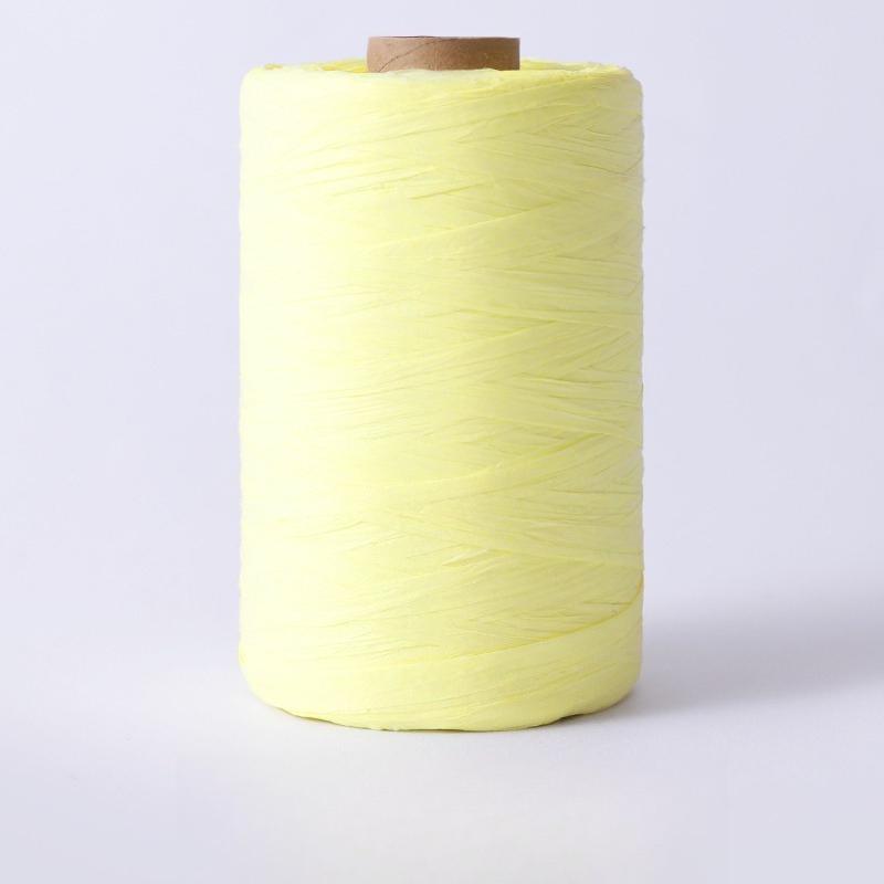 280-300M Natural Paper Raffia Yarn for Hand Knitting Crochet Straw Sandals Summer Hats DIY Hook Bags Cotton Grass Thread
