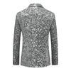 Gold Sequined Suit Korean Suit Men's Jacket