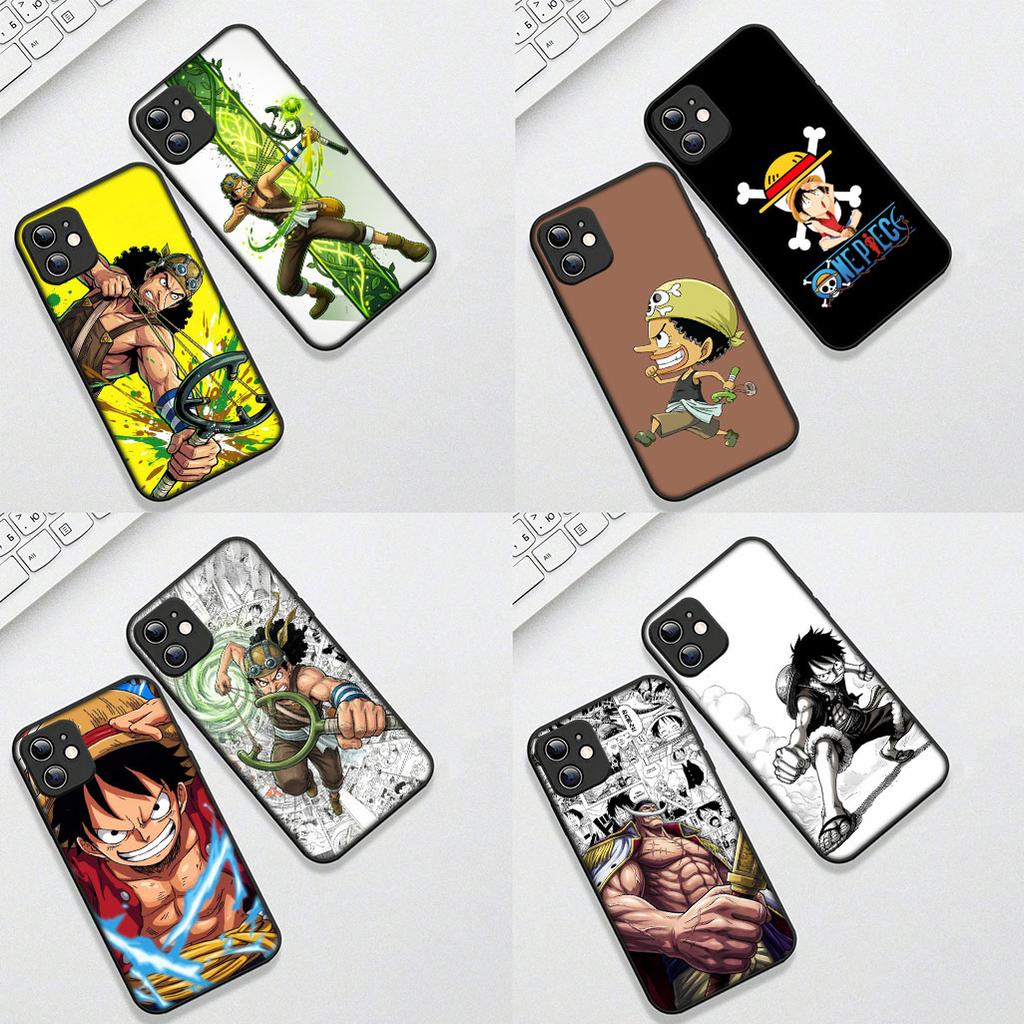 Cover for Samsung Galaxy S24 S25 S23 FE Ultra Plus S7 Edge S25+ S23+ A56 5G Casing Phone Case Anime Usopp One Luffy Piece