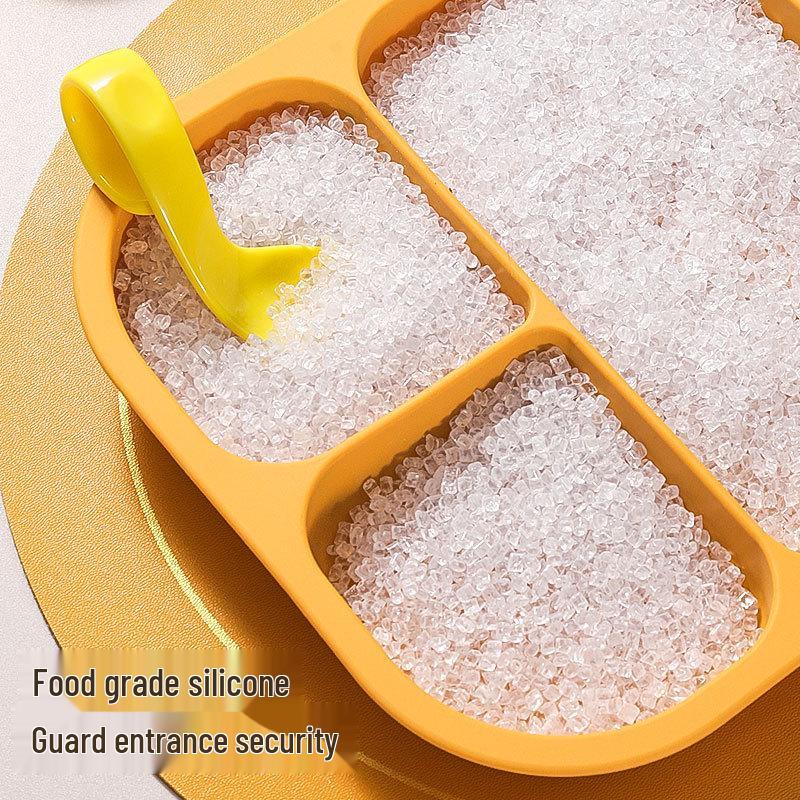Baby Silicone Suction Plate - Divided, Drop-Proof Infant Feeding Tableware