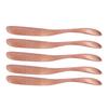 5PCS Wooden   Knife Jam Cheese Spreader Tableware for Japanese   for Bread Facial Mask