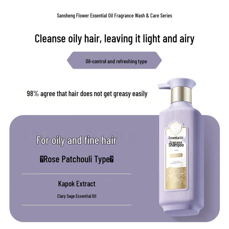 Sansheng Flower Essential Oil Fragrance Hair & Body Wash Set