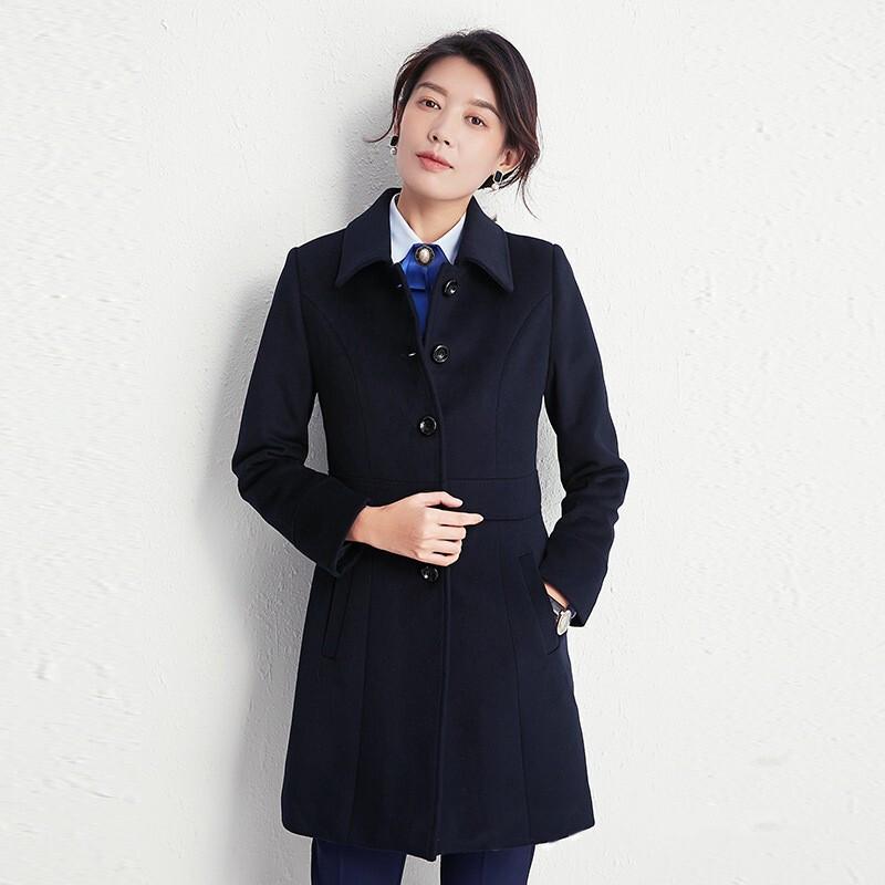 

JDN Tiara 821D Unisex Professional Wool Blend Overcoat One Size