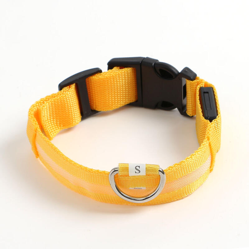 LED Dog Leash (S/Yellow)