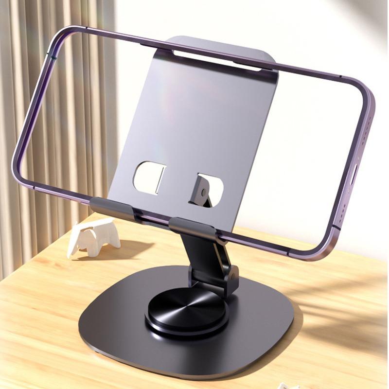 Desktop All-metal Mobile Phone Holder Multifunctional Metal Tablet Holder Rotating Mobile Phone Holder
