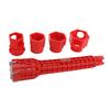 Faucet Sink Installer Wrench 14 in 1 Multifunctional Plumbing Wrench Multi Tool for Toilet Bathroom Kitchen Plumbing