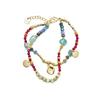 Bracelet - LUXENTER - Ney - Cristal Multicolfinition Ore - Finition or 18k - 16cm + 3cm D'extension