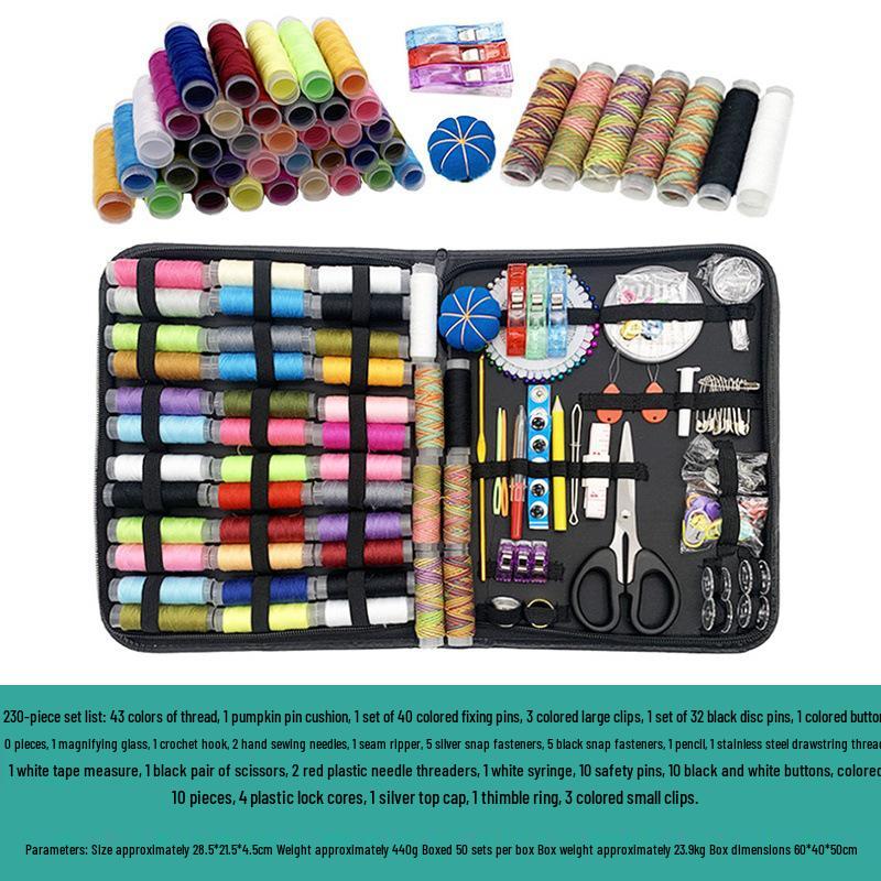 High-Quality Portable Sewing Kit: Travel-Friendly DIY Needle & Thread Box