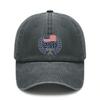 [Patriotic Baseball Cap] 250Th Anniversary USA Flag Print Adjustable Vintage Washed Hat Unisex Commemorative Outdoor Sports Cap For July 4Th Memorial