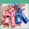 Adorable Pvc Stitch Keychain With Cute Designs Perfect For Holiday Gifts