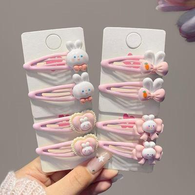 Sweet Girl Rabbit Hair Clip 2026 – New Style Bangs Accessory for Women and Kids