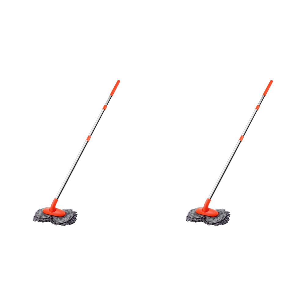 

Car Wash Brush Double Brush Head Stretching Handle Telescopic Mop (Rod+Head)