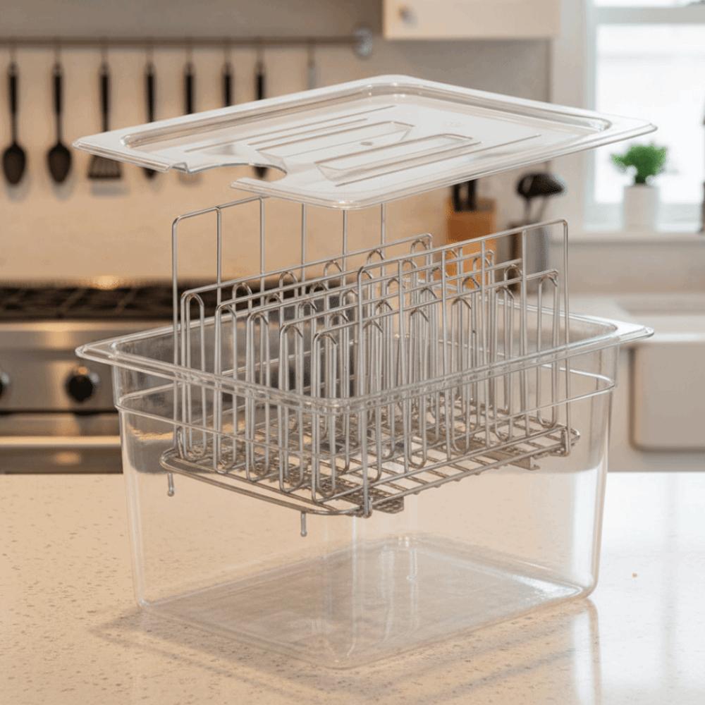 Mit Deckel Schongarer Topf Set Große Kapazität Sous-vide Maschine Wassertank Koch