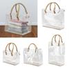 Transparent Pvc Diy Handbag Handmade Portable Large Capacity Bag Gift For Girls