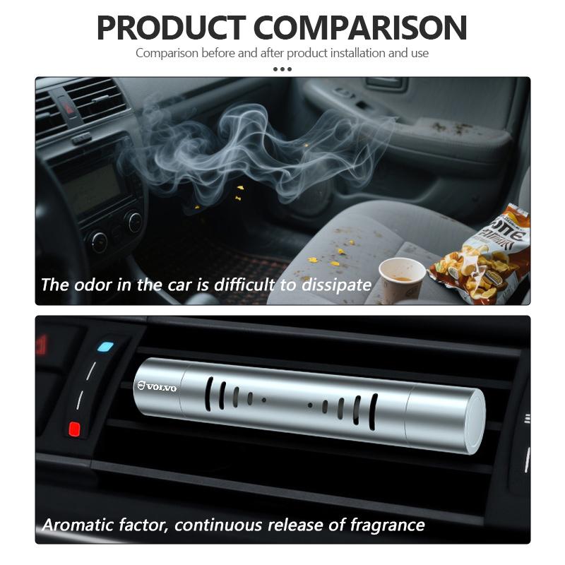 Juchq4 Car Air Freshener Outlet Air Vent Perfume Diffuser Aromatherapy For Volvo V60 V50 V40 S80 S60 S90 C40 XC40 V70 XC70 XC60 XC90