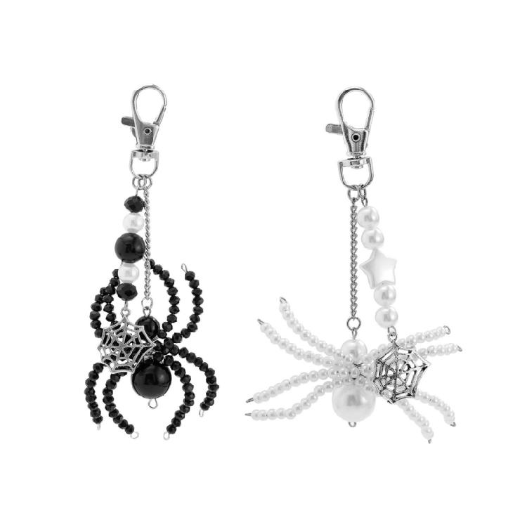 Halloween Spiders Key Jewelry Spiders Bag Charm Spiders Bag Pendant Party Keychain Key Pendant for Keys or Backpacks