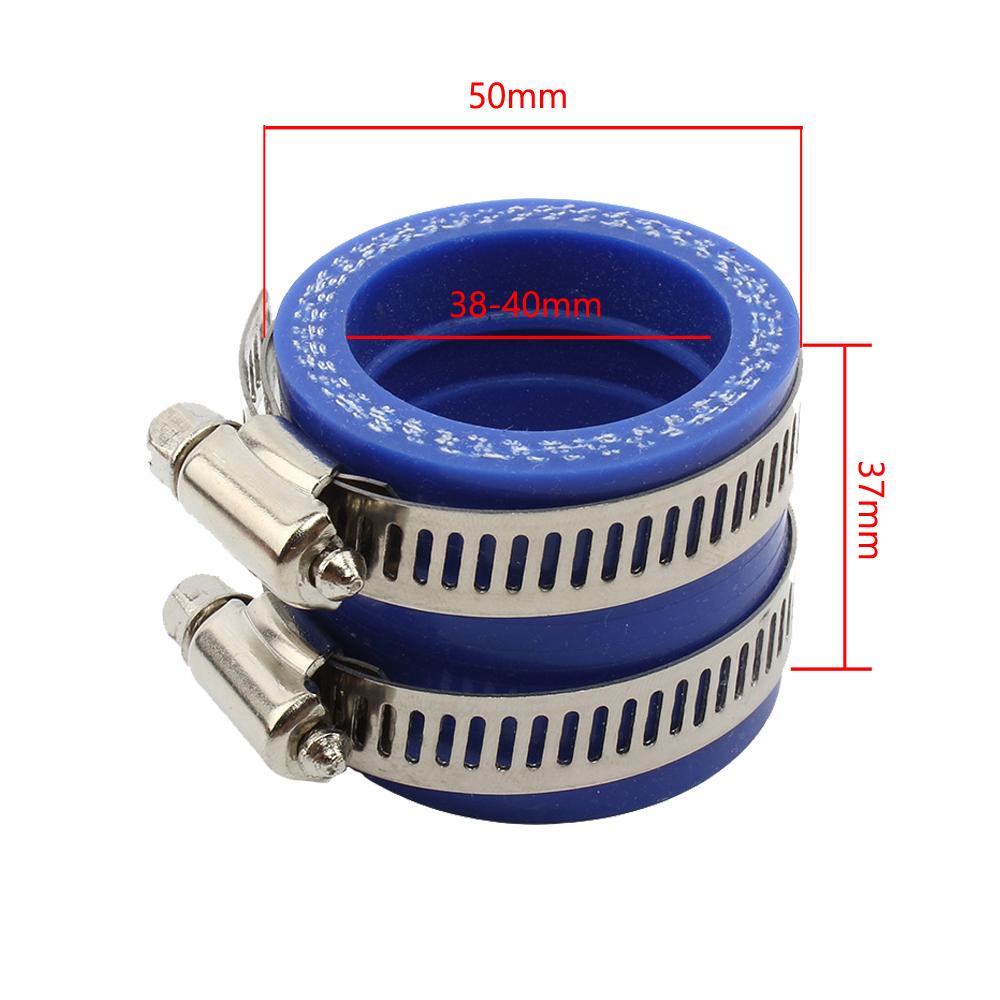 Motorcycle Carburetor Adapter Interface Rubber Inlet Pipe Intake For Koso KSR OKO Keihin Maikuni PE TM PZ 33 35 40 45mm