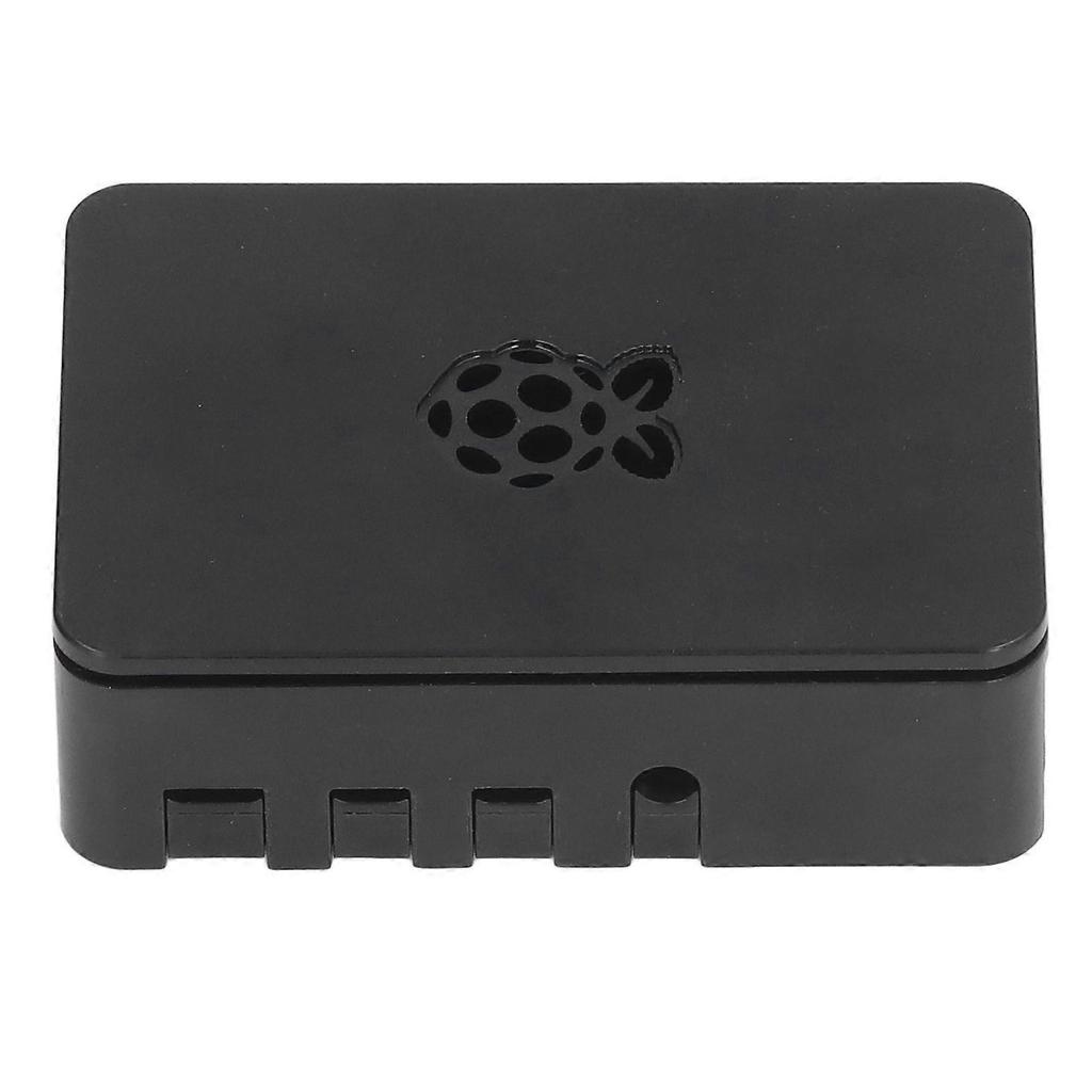 For Raspberry Pi 4 Case ABS Detachable Scratch Resistant Heat Dissipation Protective Shell Black