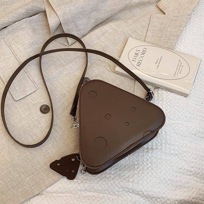 Foreign Style Simple And Fashionable Small Bag Women'S 4 Cheese Bag Triangular Messenger Bag Women'S Bag