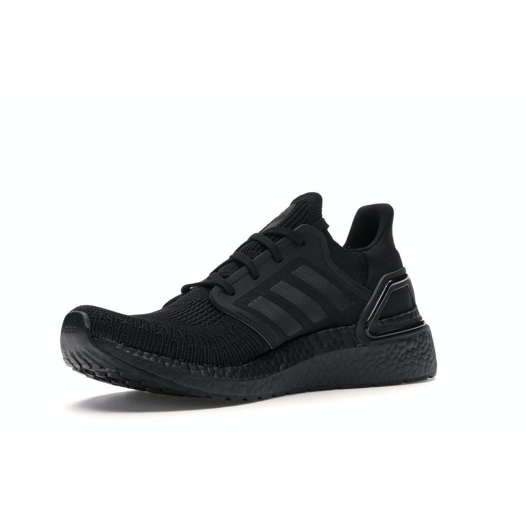 Adidas UltraBoost 20 Potrójna Czerń Sneakersy Unisex Core-Black Szary-Czwórka Solar-Red EG0691