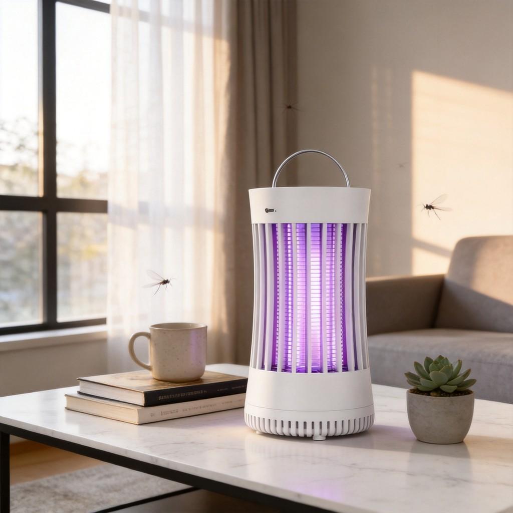 Electric Mosquito Killer Lamp With Usb Rechargeable Feature For Indoor And Outdoor Use