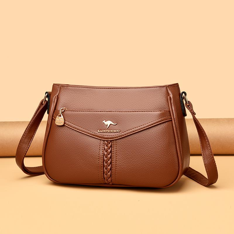 Genuine  Soft Leather Women's Handbag Trend Designer Female Crossbody Bag Fashion Casual Shoulder Messenger Handbags