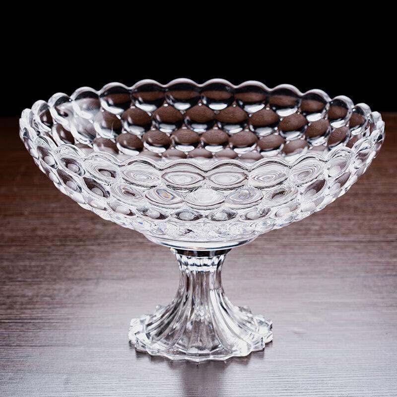 

Huabeisen European Crystal Glass High-Footed Fruit Bowl