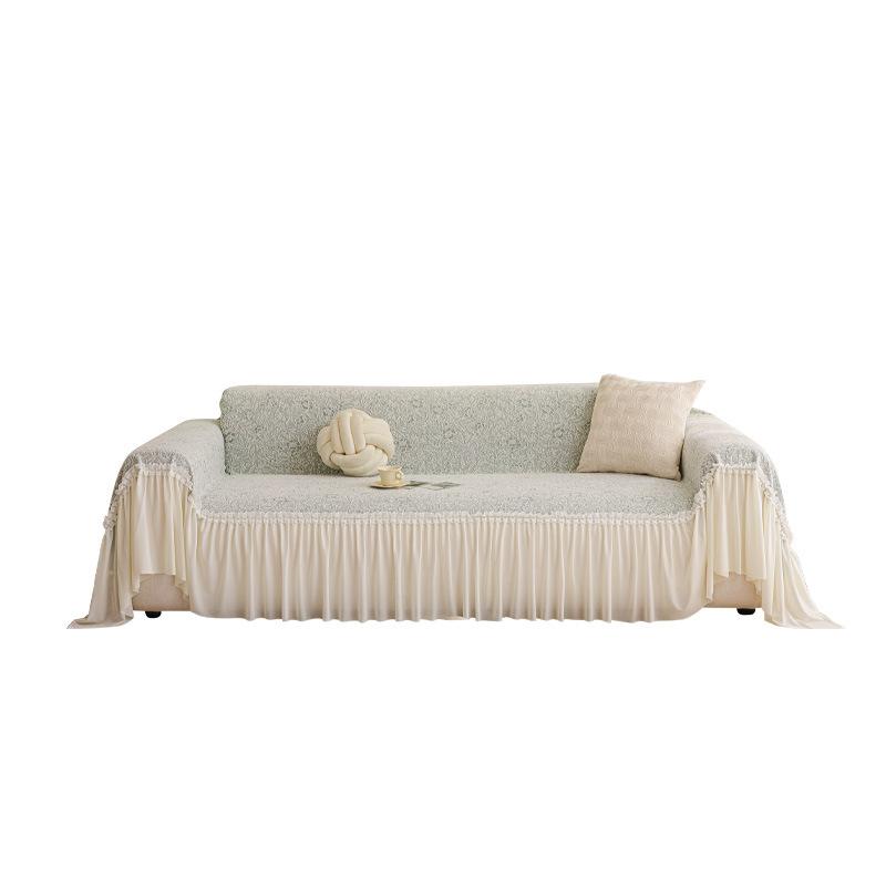 French Skirt Sofa Cover 2025 New Four-season Universal Seat Cushion Chenille Wear-resistant Anti-cat Scratch Sofa Cover