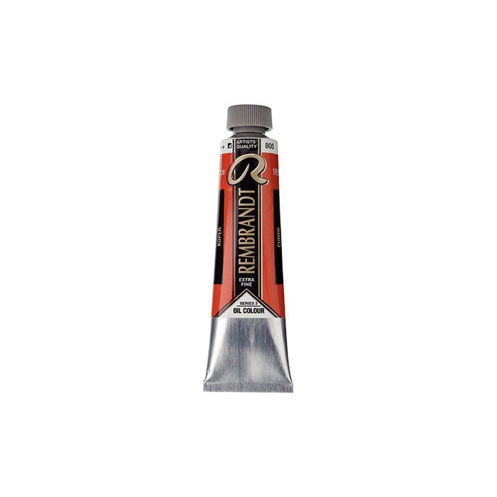 Peinture à l'huile - Royal Talens - Rembrandt - 40ml - Couleur Cuivre - Niveau Avancé