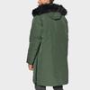 Armani Exchange Solid Color Mid-Length Hooded Cotton Coat Men Coats Deep-Forest-Green 6KZL48-ZNITZ-1863