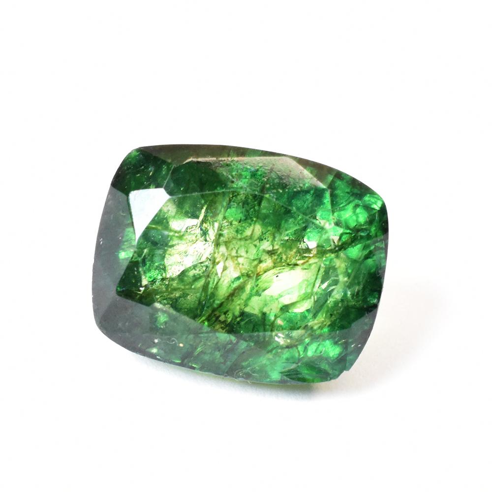 Natural Green Emerald 9.96ct Cushion Cut Certified Loose Gemstone