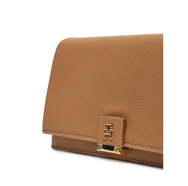 Сумочка Tommy Hilfiger Th Her Flap W Chain AW0AW17403 бежевый