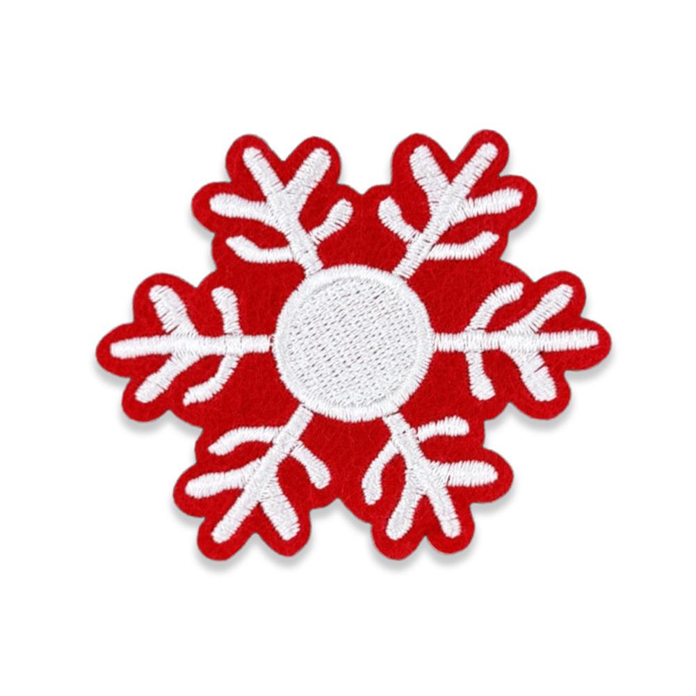 Christmas Embroidered Patches Repair Patch Self Adhesive Patch Cartoon Santa Claus Appliques For Apparel Bags Accessories