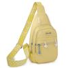Women Chest Bag PU Leather Fashion Shoulder Bag Simple Casual Chest Waist Pocket