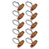 10 Pcs Clearance Side Marker Light Oval Marker Indicators Tail Lamp for Truck Trailer