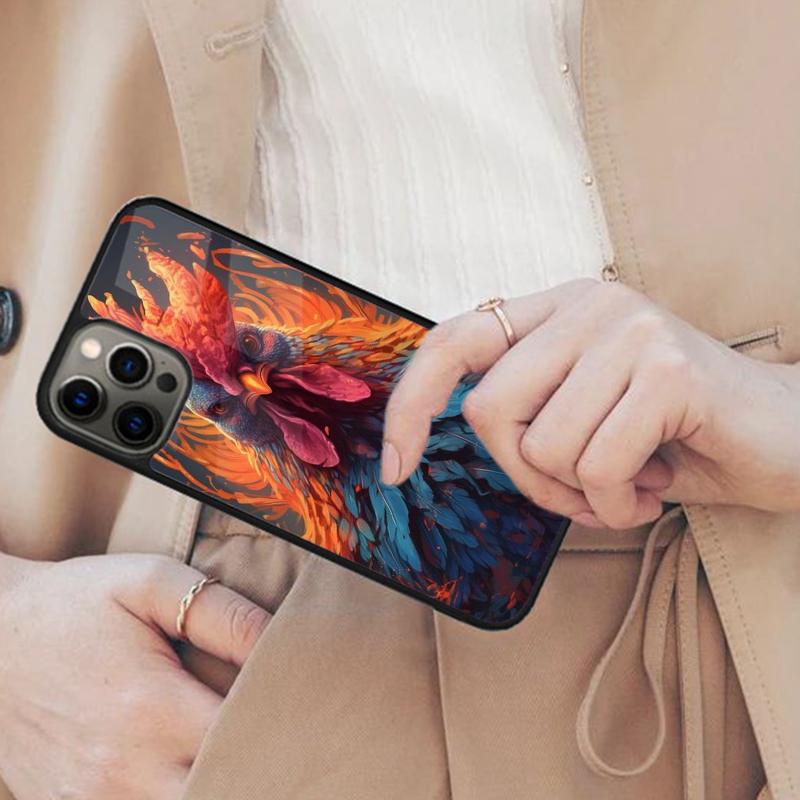 Cock Rooster Chicken Magnetic Phone Case For APPLE iPhone 17 Air 16 14 13 12 Pro Max 15 Plus Wireless Charge With MagSafe Cover
