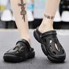 Men's Closed Toe Slippers 2026 Summer New Clogs Shoes Fashion Outdoor Beach Shoes Light Platform EVA Men's Sandals Flip Flops