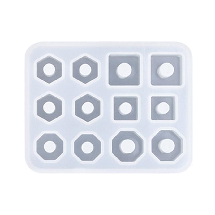 Silikonpärlformskit för DIY-hartsmycken, ädelstensgjutning, multidesignhängen, armbandstillverkningsmaterial